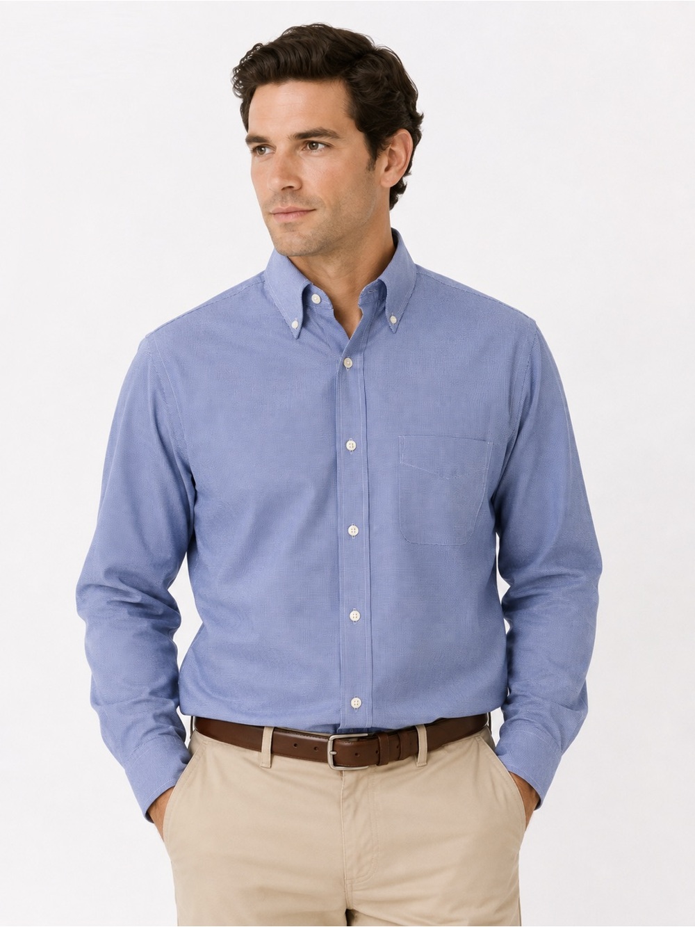 Brooks Brothers Light Blue Button-Down Dress Shirt
